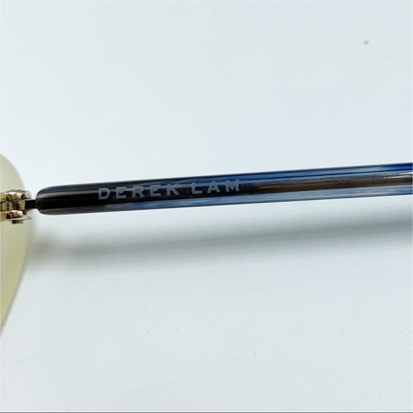 ❗️LAST PAIR❗️ Derek Lam Doris Cat Eye Sunglasses in Ivory & Navy - Picture 7 of 12